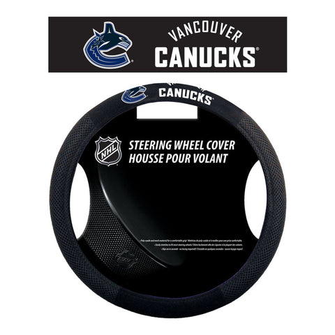 Vancouver Canucks Steering Wheel Cover Mesh Style CO-0