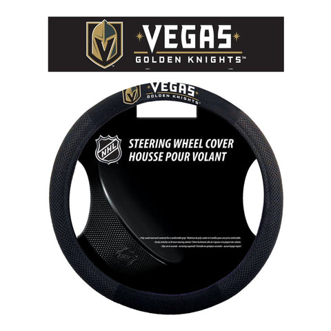 Vegas Golden Knights Steering Wheel Cover Mesh Style CO-0