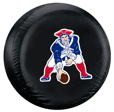 New England Patriots Black Throwback Design Tire Cover Large Size CO-0