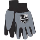 Los Angeles Kings Gloves Two Tone Style Adult Size - Special Order-0
