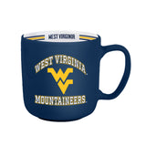 West Virginia Mountaineers Coffee Mug 15oz Stripe Design-0