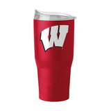 Wisconsin Badgers Tumbler 30oz Flipside Powder Coat-0