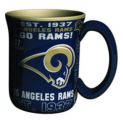 Los Angeles Rams Coffee Mug 17oz Spirit Style Alternate Design-0