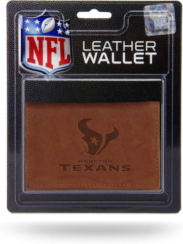 Houston Texans Wallet Trifold Leather Embossed-0