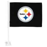Pittsburgh Steelers Flag Car Primary Logo-0