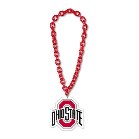 Ohio State Buckeyes Necklace Big Fan Chain-0