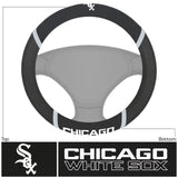 Chicago White Sox Steering Wheel Cover Mesh/Stitched-0