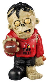 Louisville Cardinals Zombie Figurine - Thematic w/Football-0