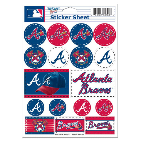 Atlanta Braves Decal Sheet 5x7 Vinyl-0