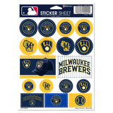 Milwaukee Brewers Decal Sheet 5x7 Vinyl-0