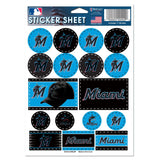 Miami Marlins Decal Sheet 5x7 Vinyl-0