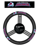 Colorado Avalanche Steering Wheel Cover Leather CO-0