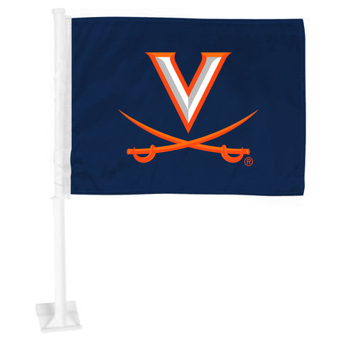 Virginia Cavaliers Flag Car Primary Logo-0