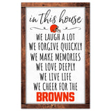 Cleveland Browns Sign 11x17 Wood In This House-0