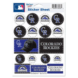 Colorado Rockies Decal Sheet 5x7 Vinyl-0