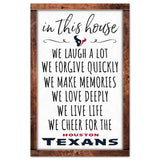 Houston Texans Sign 11x17 Wood In This House-0