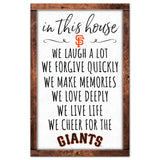 San Francisco Giants Sign 11x17 Wood In This House-0