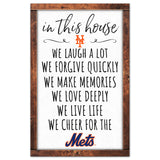 New York Mets Sign 11x17 Wood In This House-0