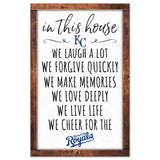 Kansas City Royals Sign 11x17 Wood In This House-0
