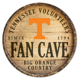 Tennessee Volunteers Sign Wood 14 Inch Round Barrel Top Design-0