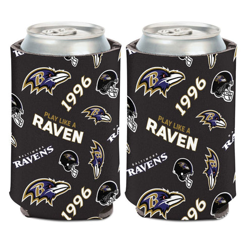 Baltimore Ravens Can Cooler Scatterprint Design-0