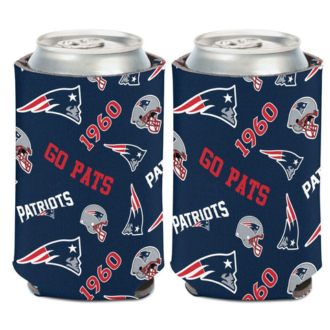 New England Patriots Can Cooler Scatterprint Design-0