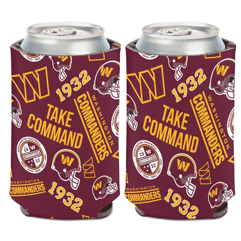 Washington Commanders Can Cooler Scatterprint Design-0