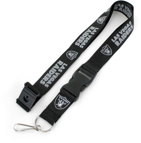 Las Vegas Raiders Lanyard Black LV Design-0