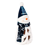 Dallas Cowboys Statue 8 Inch LED Snowman-0