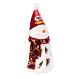 Kansas City Chiefs Statue 8 Inch LED Snowman-0