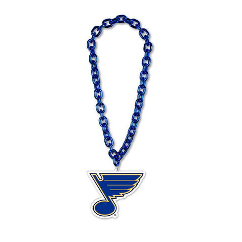 St. Louis Blues Necklace Big Fan Chain-0