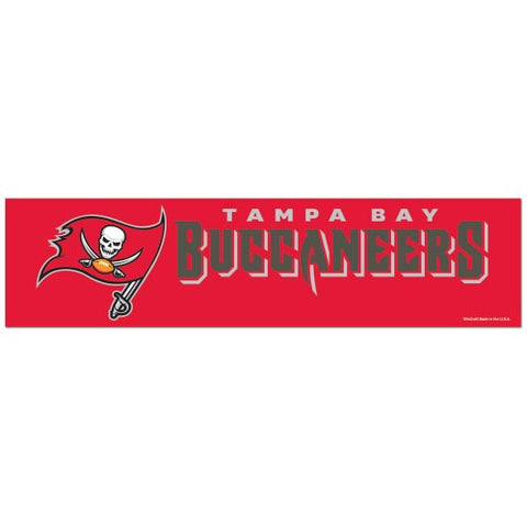 Tampa Bay Buccaneers Decal 3x12 Bumper Strip Style-0