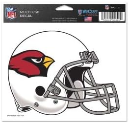 Arizona Cardinals Decal 5x6 Multi Use Color Helmet Special Order-0