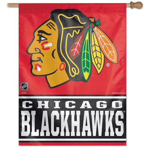 Chicago Blackhawks Banner 28x40 Vertical - Special Order-0