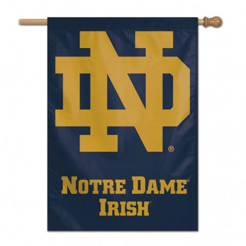 Notre Dame Fighting Irish Banner 28x40 Vertical-0