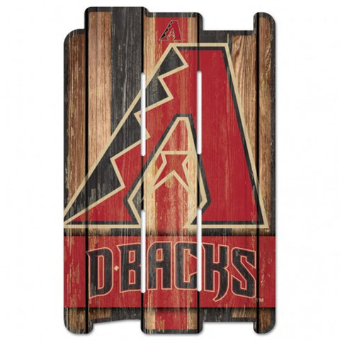 Arizona Diamondbacks Sign 11x17 Wood Fence Style - Special Order-0
