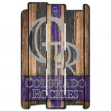 Colorado Rockies Sign 11x17 Wood Fence Style-0