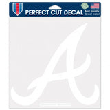 Atlanta Braves Decal 8x8 Die Cut White A - Special Order-0