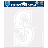 Seattle Mariners Decal 8x8 Die Cut White - Special Order-0