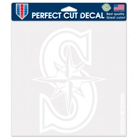 Seattle Mariners Decal 8x8 Die Cut White - Special Order-0