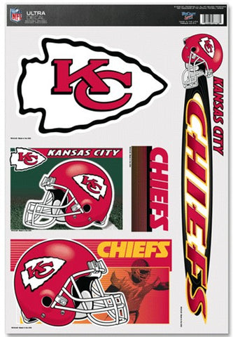 Kansas City Chiefs Decal 11x17 Ultra-0