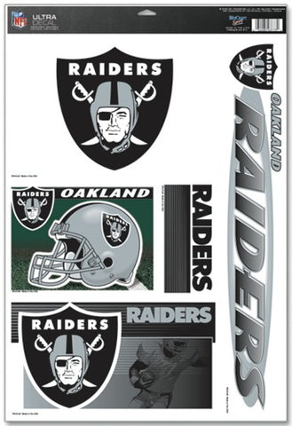 Las Vegas Raiders Decal 11x17 Ultra-0