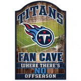 Tennessee Titans Sign 11x17 Wood Fan Cave Design-0