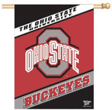 Ohio State Buckeyes Banner 27x37 Vertical Alternate Design-0