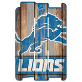 Detroit Lions Sign 11x17 Wood Fence Style-0