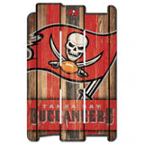 Tampa Bay Buccaneers Sign 11x17 Wood Fence Style-0