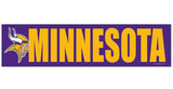 Minnesota Vikings Decal Bumper Sticker-0
