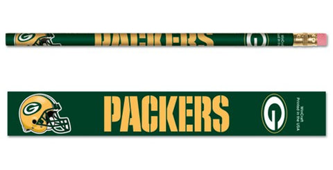 Green Bay Packers Pencil 6 Pack-0