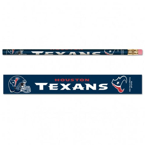 Houston Texans Pencil 6 Pack-0