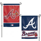 Atlanta Braves Flag 12x18 Garden Style 2 Sided-0